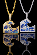 925 Wave Pendant