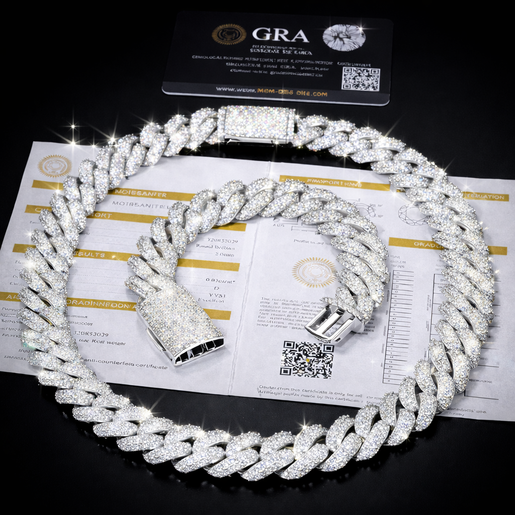 Moissanite Cuban Chain