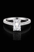 Radiant Royale Moissanite Ring