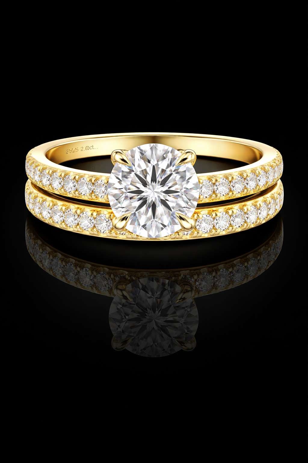 Moissanite Celeste Bridal Set