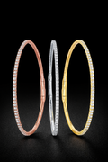 14KT Flexi Bangle Lab Grown Diamonds