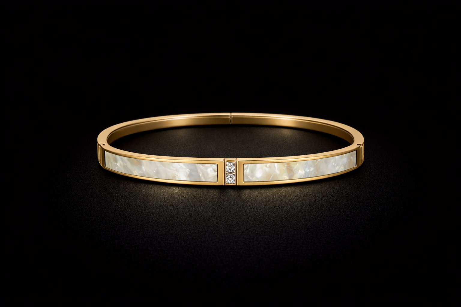 S.steel Pearl Bangle