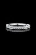 Classic Moissanite Pavé Band
