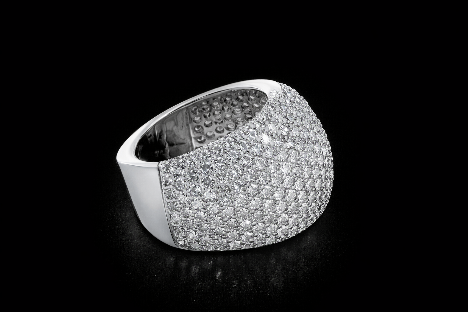 Round Moissanite Ring