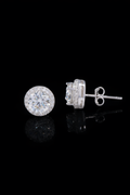 Round Moissanite Studs