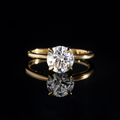 Round Brilliant Solitaire 14K Lab Grown Diamond