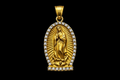 Guadalupe Gold Pendant – CZ